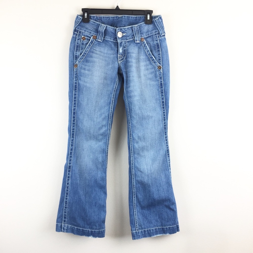 True Religion Sammy Big T Low Rise Jeans Size 28